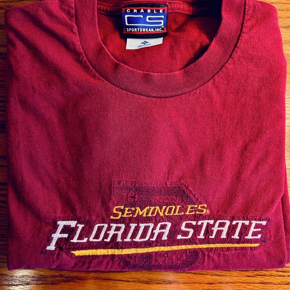 NEW FSU Shirt Garnet Florida State T-Shirt - Picture 4 of 4